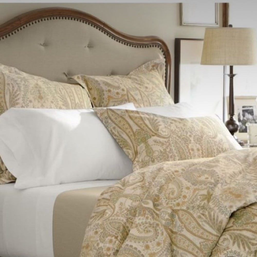 DUO New Closet Item Pottery Barn Blythe Paisley Floral down feather pillow&sham